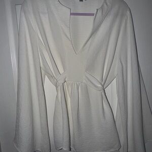 Elegant White Women's Top